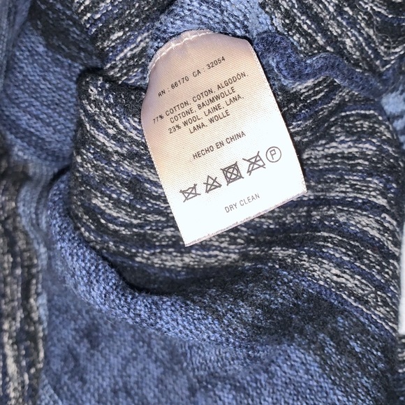 Anthropologie Sparrow Blue Cap Poncho - Women’s Size Small - Picture 7 of 8
